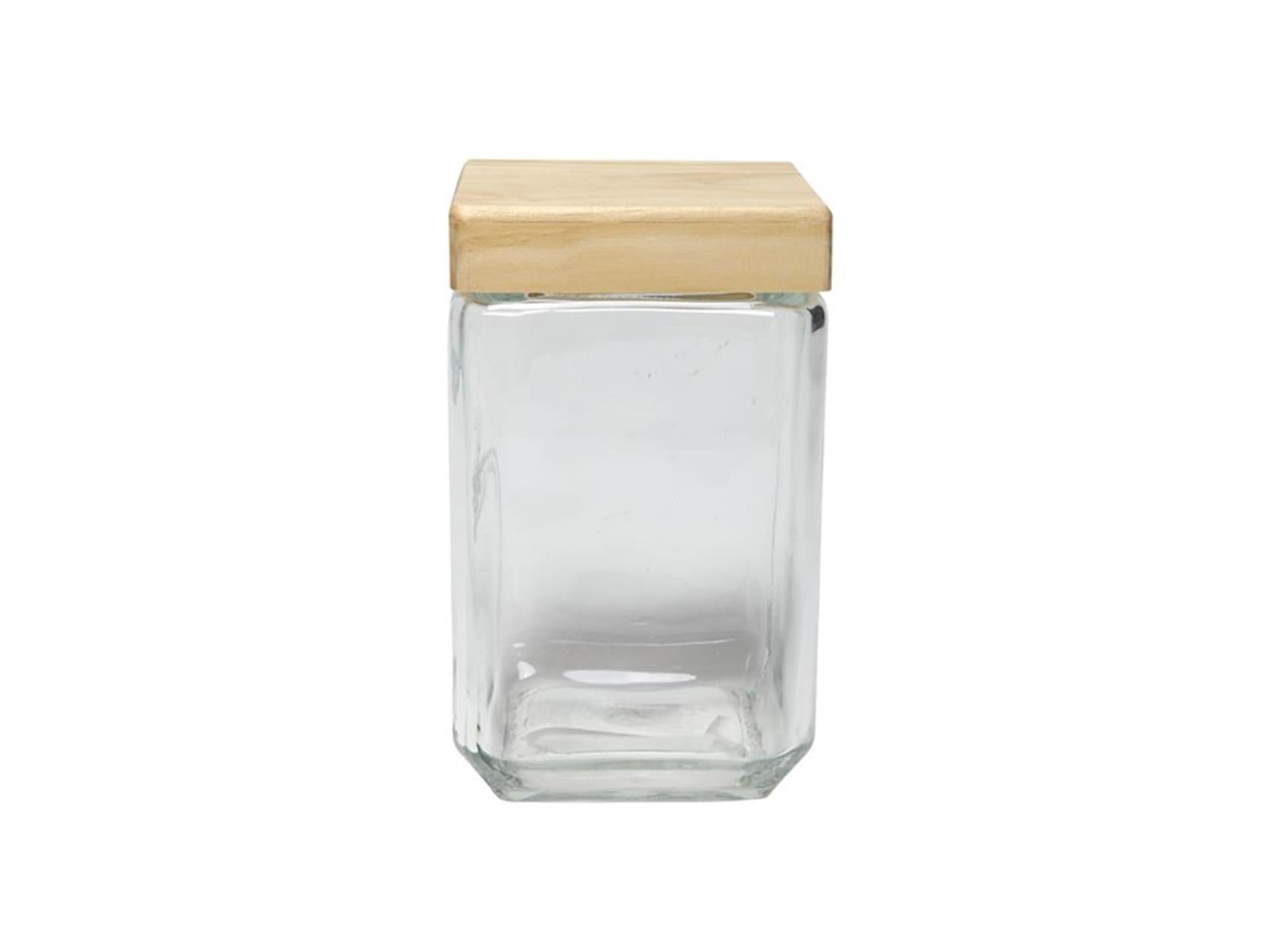 Kitchen tools storage jar glass 11x11xh18.5cm 1.7l