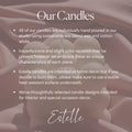 Moon Seasons Triangle Soy Candle | Handmade Pillar Candle
